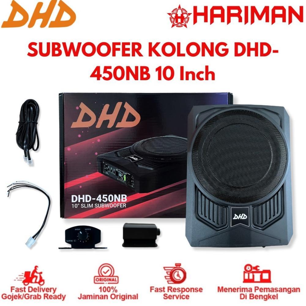 Subwoofer Kolong Mobil Slim Aktif 10 inch dhd-450nb