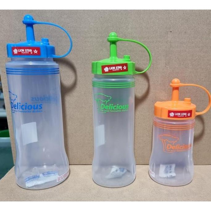 Botol Saus Saos / Botol Kecap / Botol Minyak Plastik Lion Star
