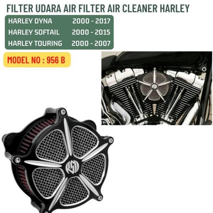 Air Filter Filter Udara Cleaner Harley Dyna Softail Touring 956 B Termurah