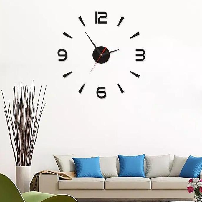 Jam Dinding Hias Aesthetic / Jam Dinding DIY Hiasan Ruangan / Jam Dinding Tempel DIY / JDD DIY