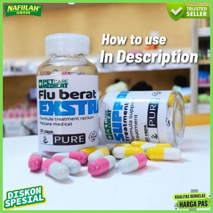 Best Seller Obat Flu Berat Kucing Flu Berat Exstra Obat Flu Hewan Obat Flu Berat Kucing Petcare Medi