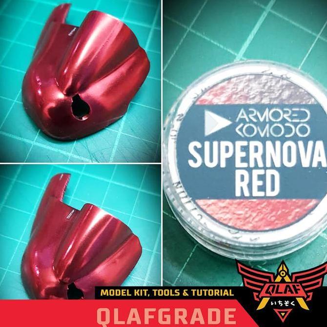 RED SUPERNOVA CHAMELEON COLOR PARTICLE partikel cat airbrush model kit (TERBAIK) (TERBARU) (TERMURAH