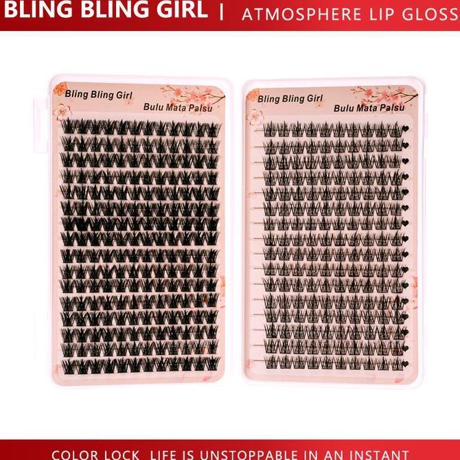 felolanimar - bling bling girl coo menglue rambut peri tipe a bulu mata palsu secara alami untuk pem
