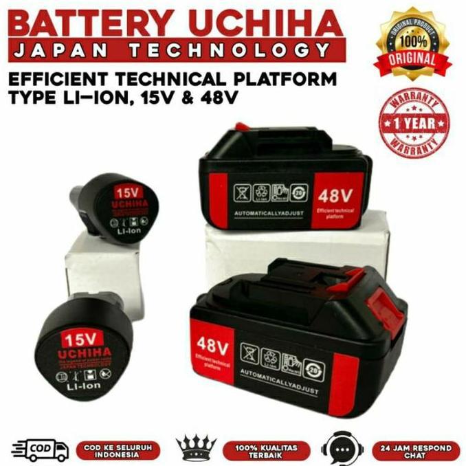 baterai bor cordless potong rumput dll uchiha hyuga 42v 36v 15v 13v 12v - 25v uchiha