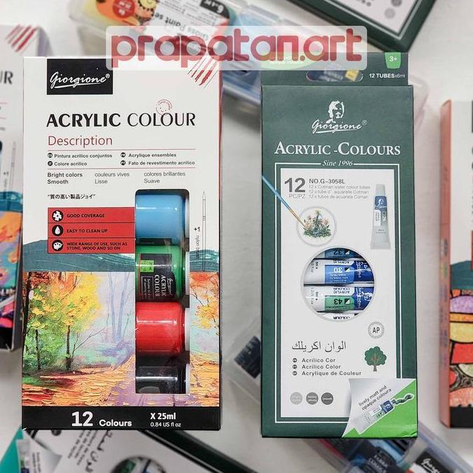 Cat Akrilik Set Giorgione | Giorgione Acrylic Set (TERBAIK) (TERBARU) (TERMURAH)