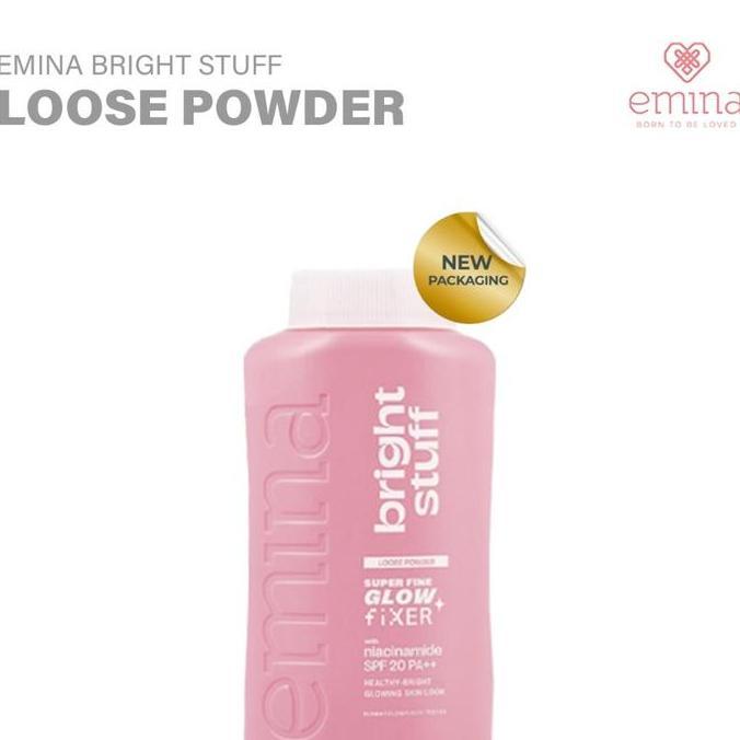 New Emina Bright Stuff Loose Powder / BEDAK TABUR EMINA / EMINA BB POWDER