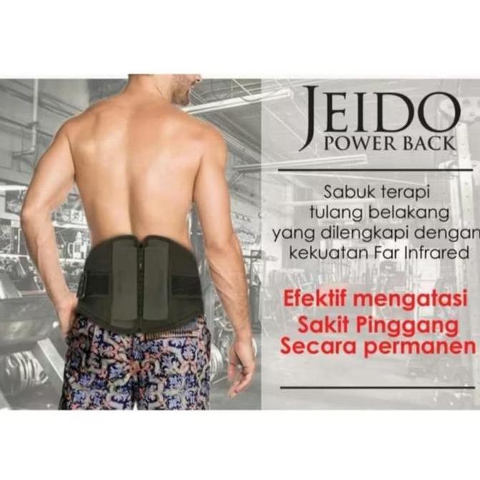 Korset Jeido Power Back Terapi Pinggang dengan Bio Magnetic dan Horizontal Pressure Technology (TERB