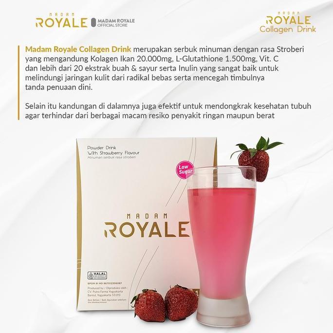Madam Royale Collagen Drink | Dosis Tinggi Collagen & L Glutathione (TERBAIK) (TERBARU) (TERMURAH)
