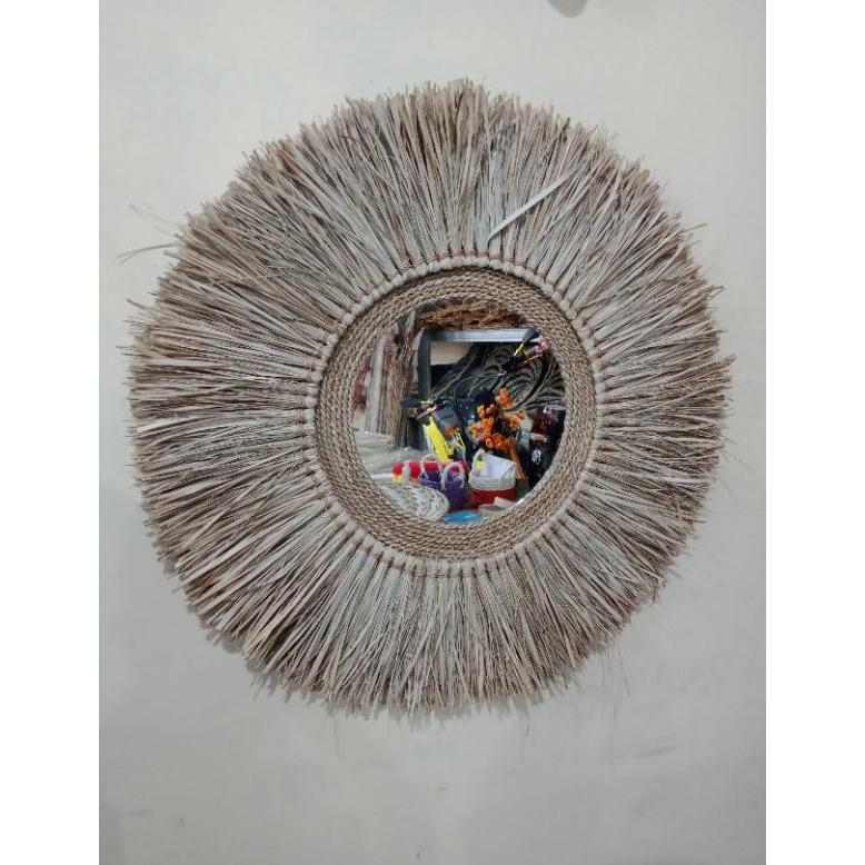 PROMO HOME DECOR CERMIN MENDONG ANTIK/WALL DECOR MODEL BULAT MURAH