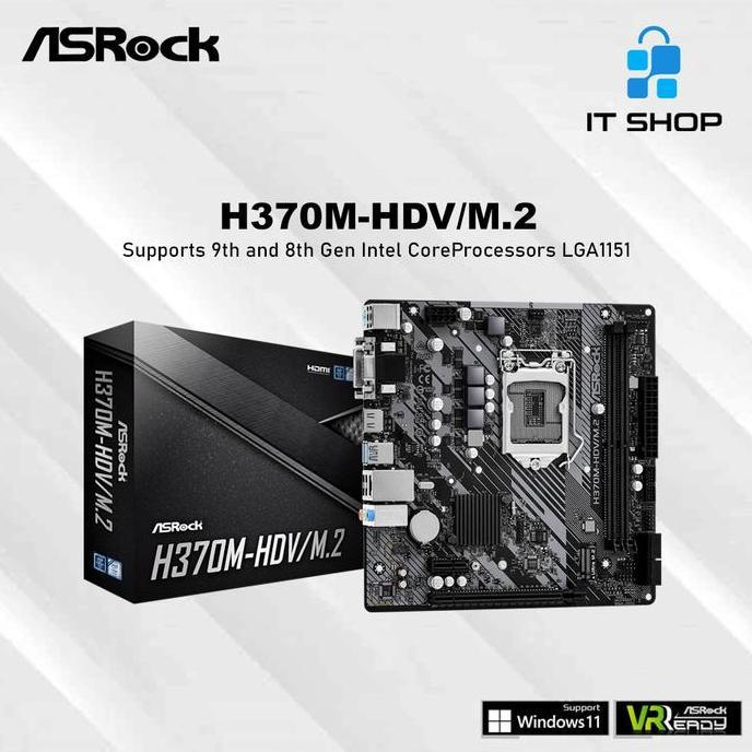 Motherboard Asrock H370M-HDV M.2 LGA1151 DDR4