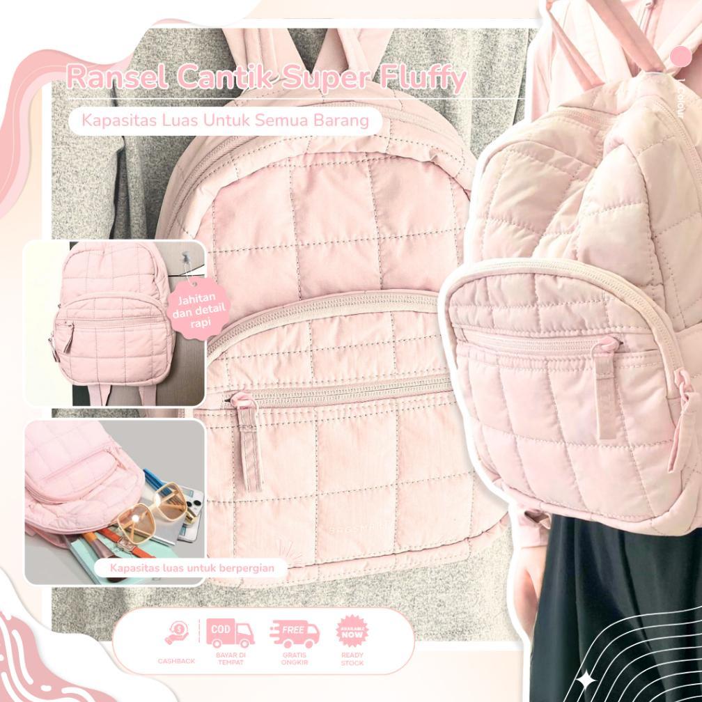 Backpack Wanita Tas Mini Ransel Korea Aesthetic Cewek Kekinian Ransel Kecil Y2K Viral TikTok Warna P