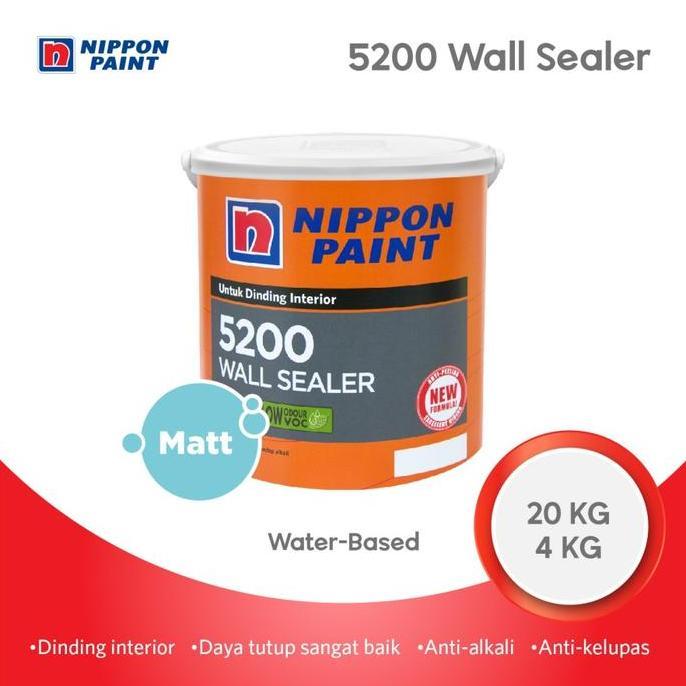 Terjangkau Wall Sealer Interior 5200 Nippon Paint/