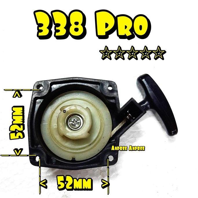 hanya disini] Recoil Starter 330 338 Pro Kap Starter Tarikan Engkol Tanaka 338Pro