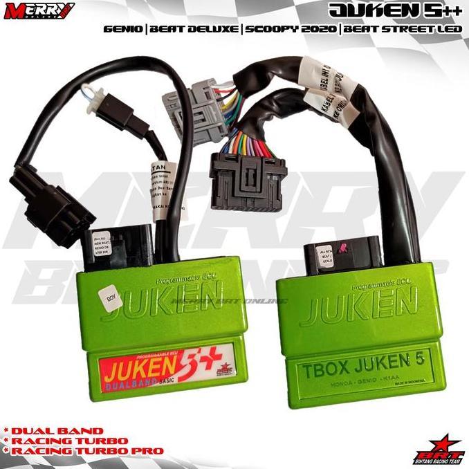 ECU BRT JUKEN 5 PLUS DAN TBOX GENIO SCOOPY DELUXE BEAT LED STREET 2020 DUALBAND RACING TURBO ORIGINA
