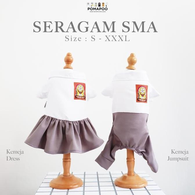 POMAPOO - Kostum Kucing dan Kostum Anjing Seragam SMA