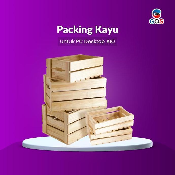 BEBAS ONGKIR - Tambahan Packing Kayu untuk PC Desktop AIO