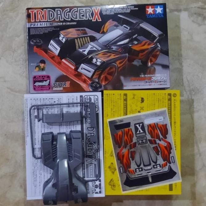Body Tridagger X Premium + Decal + Dus Manual Book Original Tamiya