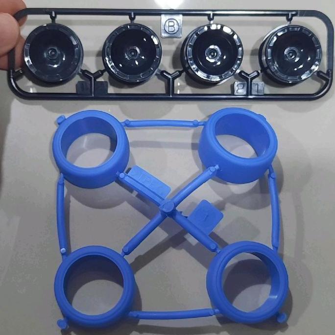 Velg Large Lord Spirit + Ban Large Hard Biru Ori Tamiya
