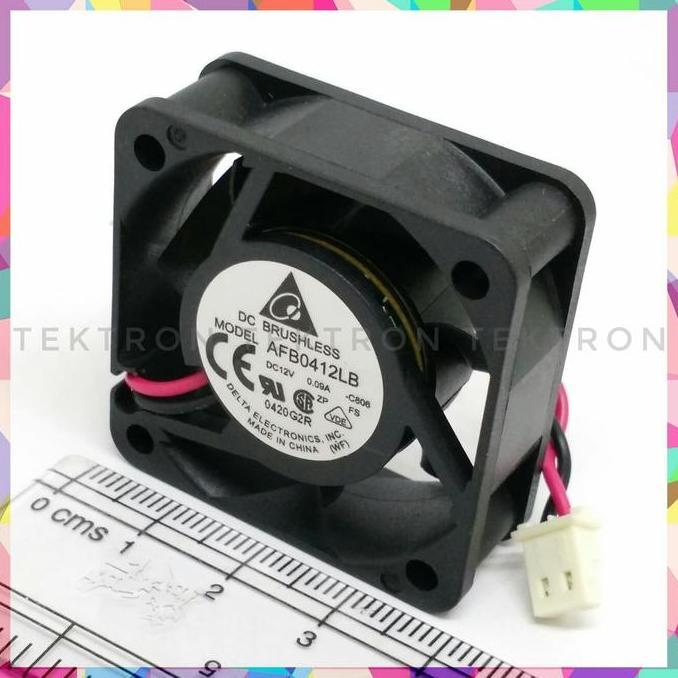 Update (1) Fan 12v 0.09Amp 4cm merk DELTA 4*4, 4x4, tebal 1.5cm tek70n Buru Order