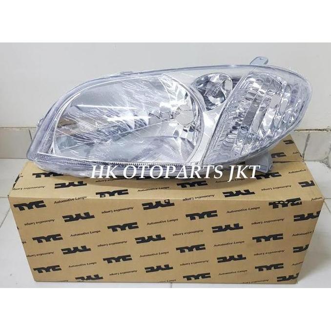 Headlamp Mika Lampu Depan Toyota Vios GEN1 Limo 2003 2004 2005 TYC