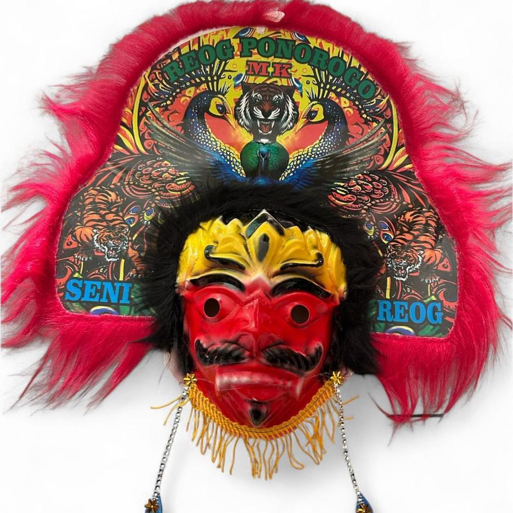 Berkualitas Mainan Tradisional Topeng Reog Anak / Mainan Topeng Reog