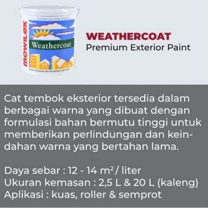 Spesial Mowilex Weathercoat Mega W0957 Pail Tinting