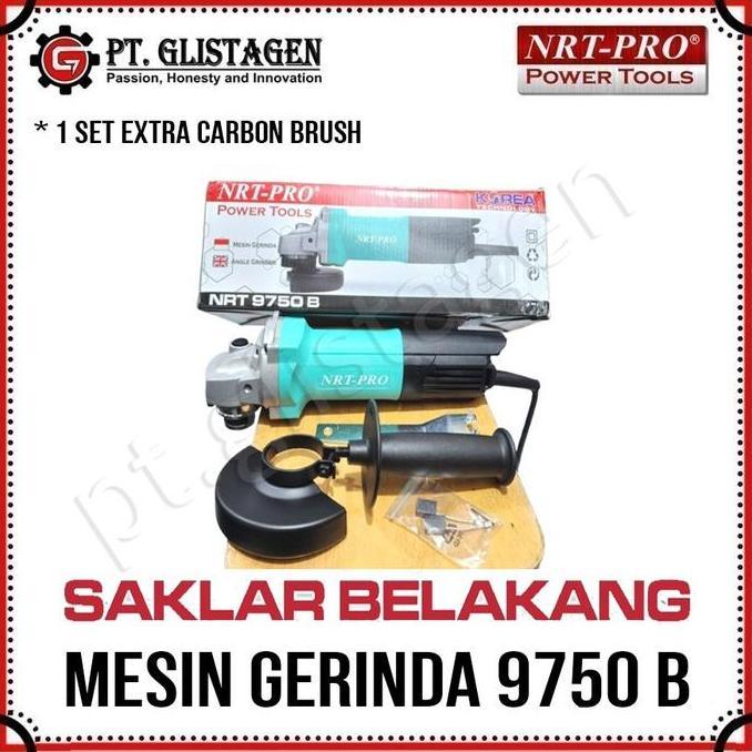 Diskon Nrt-Pro Mesin Gerinda Listrik 9750 B 4" 720W Tahan Panas Cocok Pegangan Kecil Dengan Extra Ca