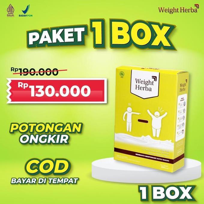 jangkistore21 - susu weight herba - paket 1 box weight herba