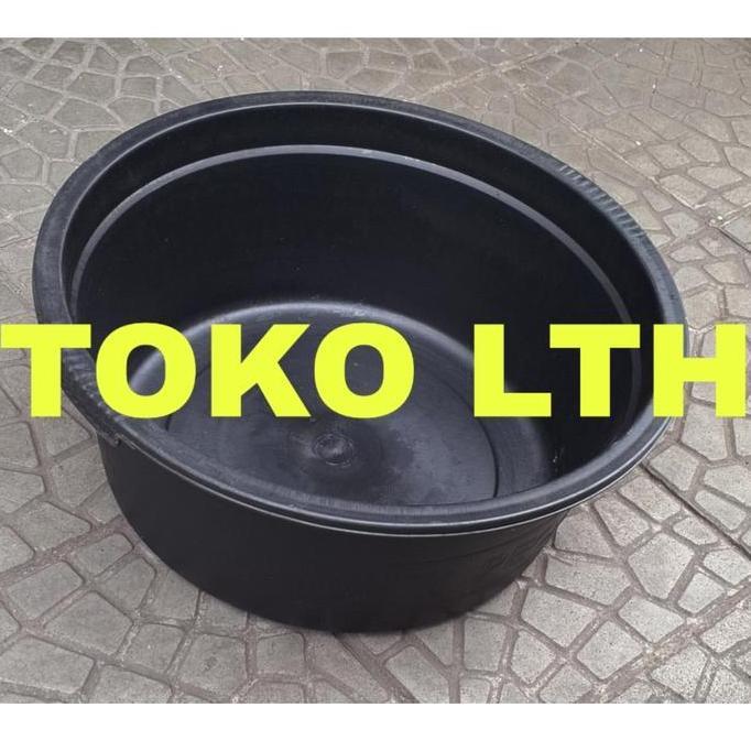Ready JOLANG HITAM 20 KUPING BASKOM BAK KARET ANTI PECAH USA 20" EMBER
