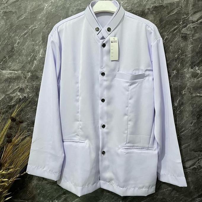 jasko jas koko Terbaru dan Ter elegan jasko Muslim Baju Pria Dewasa Panjang Motif Bordir Kain Nyaman