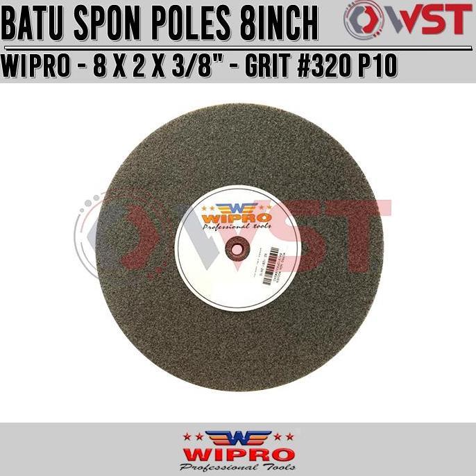 Spesial Wipro Batu Gerinda Poles Non Woven 8Inch Grit 320 P10 / Poliac / Spon