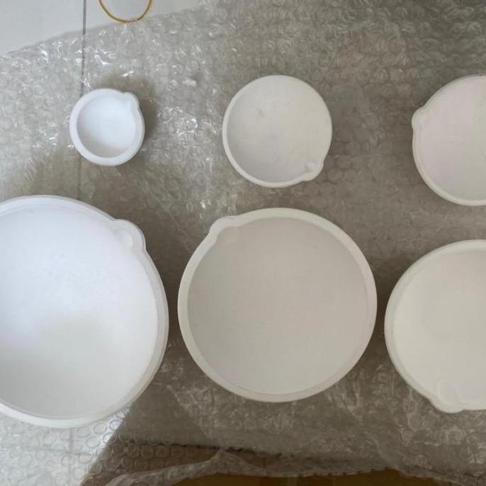 TERMURAH - kowi mangkok putih kowi lebur emas diameter 12cm kowi mangkok 12cm