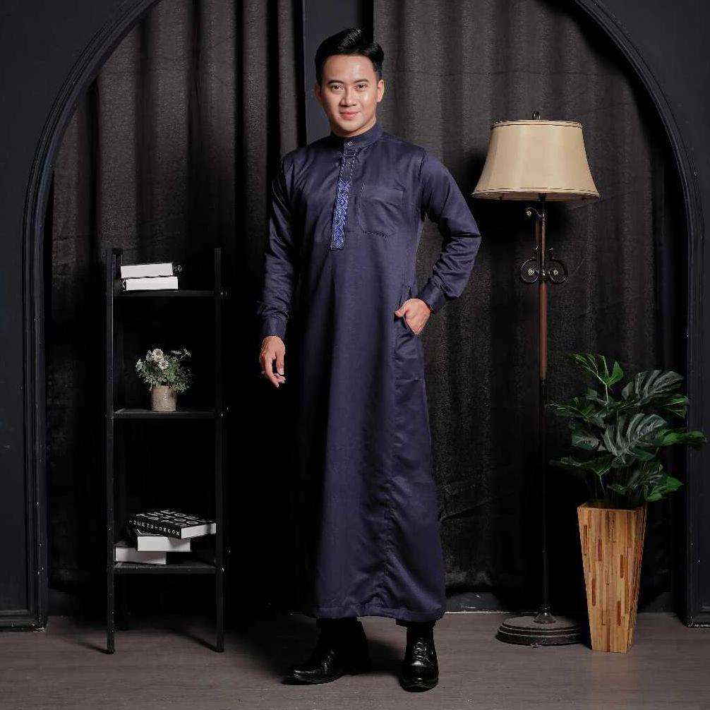HOT SALE JUBAH PRIA SLIMFIT GAMIS PRIA JUBAH MEWAH BRODIR SLIMFIT JUBAH PRIA DEWASA