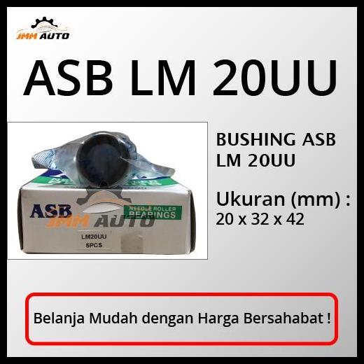 HOT DEAL BEARING ASB LM 20UU LINEAR BEARING / LM20UU LINEAR BUSHING ASB BUSHING 