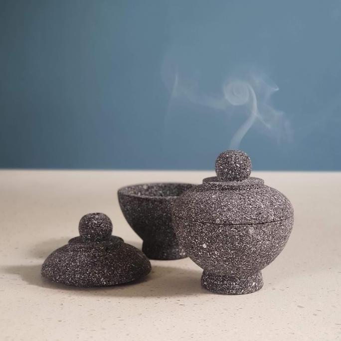 Tempat bakar Dupa Kerucut Gaharu Wadah Bakar Bukhur Pendupaan Arab