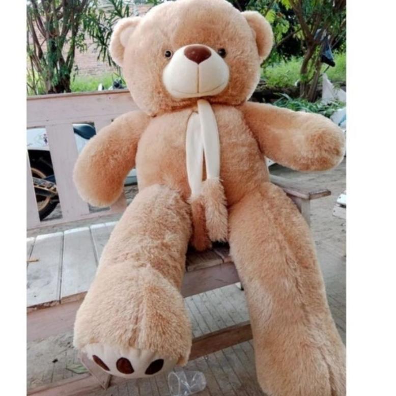 Disc Boneka Teddy Bear Telapak Syal Super Jumbo 1,2 Meter Boneka Beruang 2 Meter Boneka Besar Jumbo