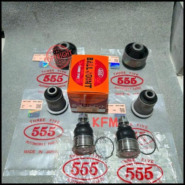 GRATIS ONGKIR BALL JOINT +BUSHING ARM BESAR KECIK 6PC 555 JAPAN- BALL JOINT SET AVANZA XENIA 2007-20