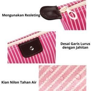 (skr) Tas Pouch Make Up Organizer Aksesoris Traveling poch travel kosmetik dompet bedak warna motif 