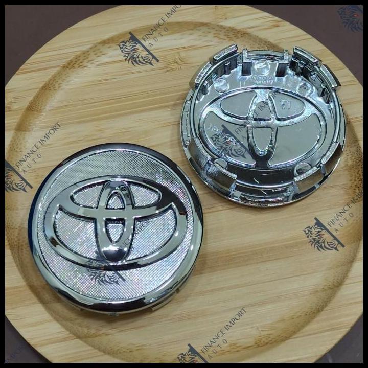 DISKON DOP RODA VELG EMBLEM TOYOTA 58MM YARIS ALTIS VIOS DOP RODA LOGO TOYOTA 