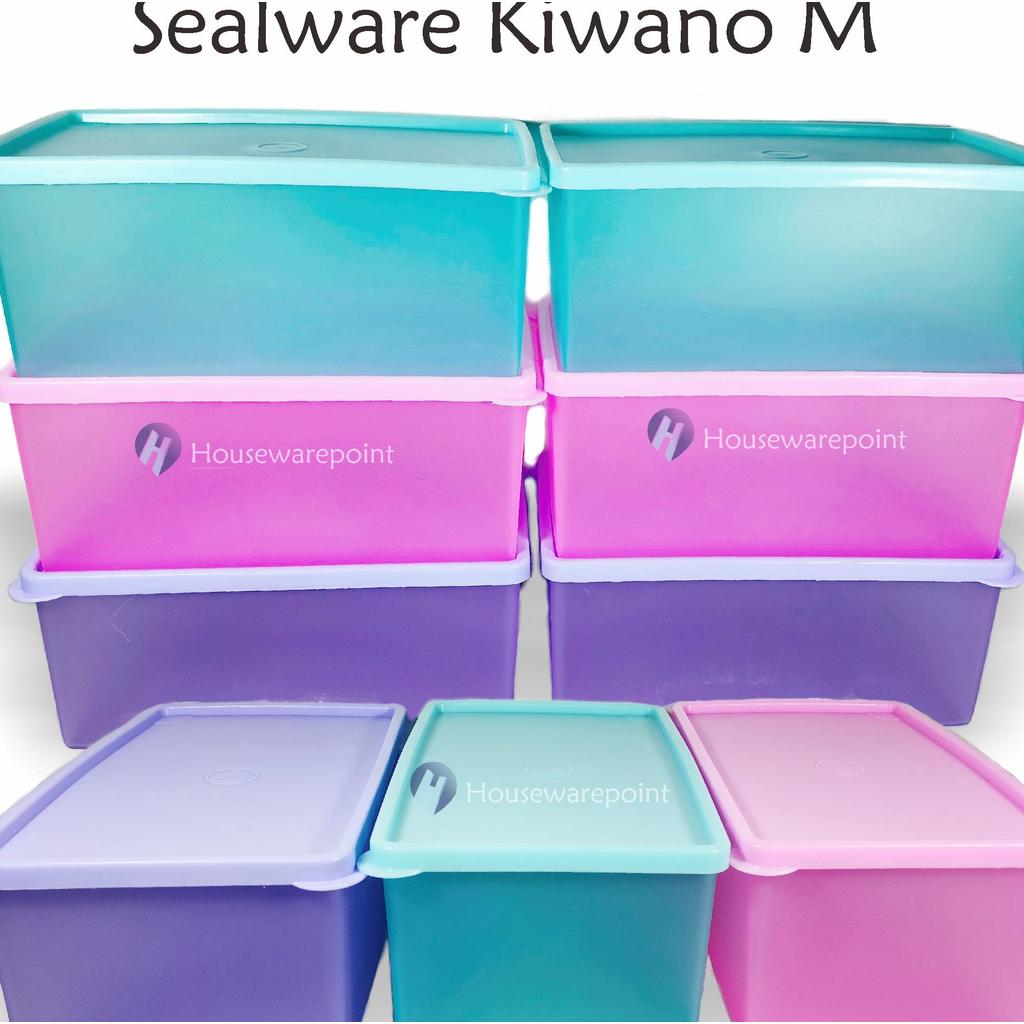 3 Pcs Toples Plastik Panjang / Tepak Plastik/ Kotak Plastik Besar/ Tempat Makan Plastik Kiwano Mediu