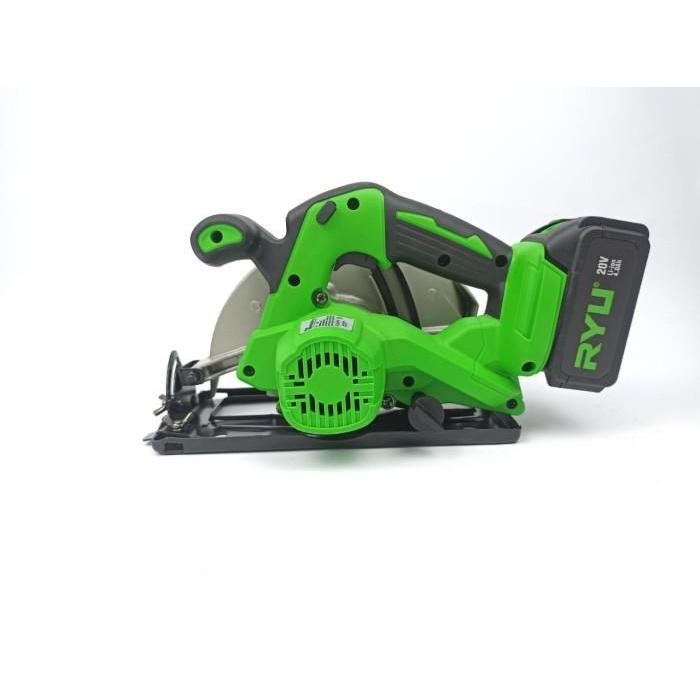 RYU Mesin Sirkel Baterai 185 Mm Cordless Circular Saw