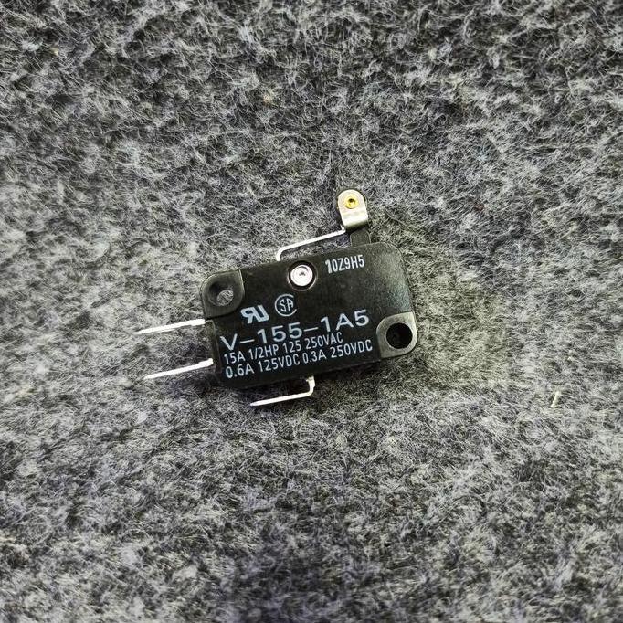 Promo Micro Switch Omron Original V-155-1A5 Roda Tuas Pendek
