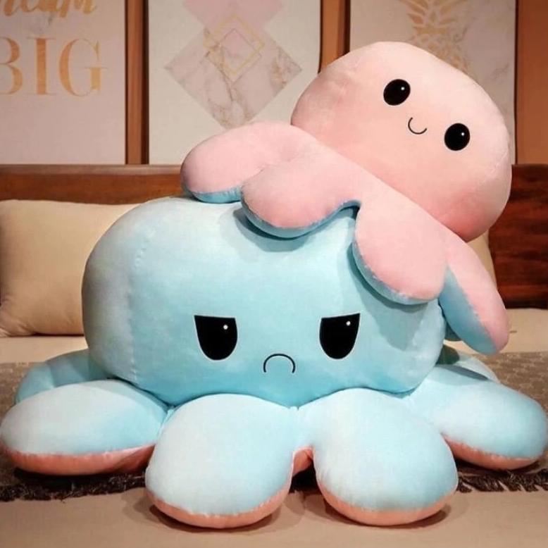 Promo Boneka Gurita Jumbo Lucu & Besar Bahan Lembut, Empuk, Menggemaskan