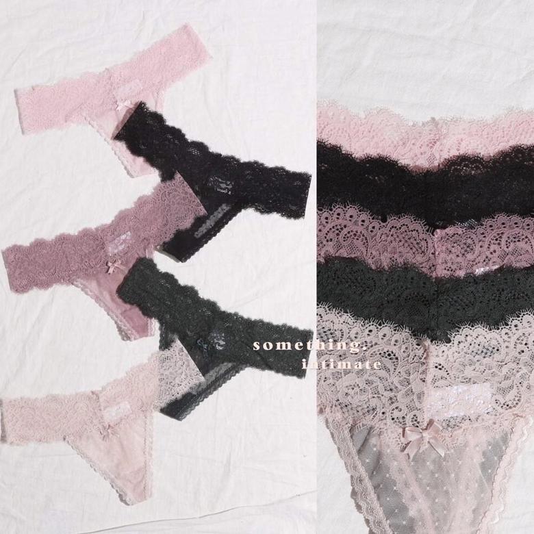 Hot Deals Vs The Lacie Solange Floral Lace Panty Underwear / Sexy Panties Lingerie Semi Thong Gstrin