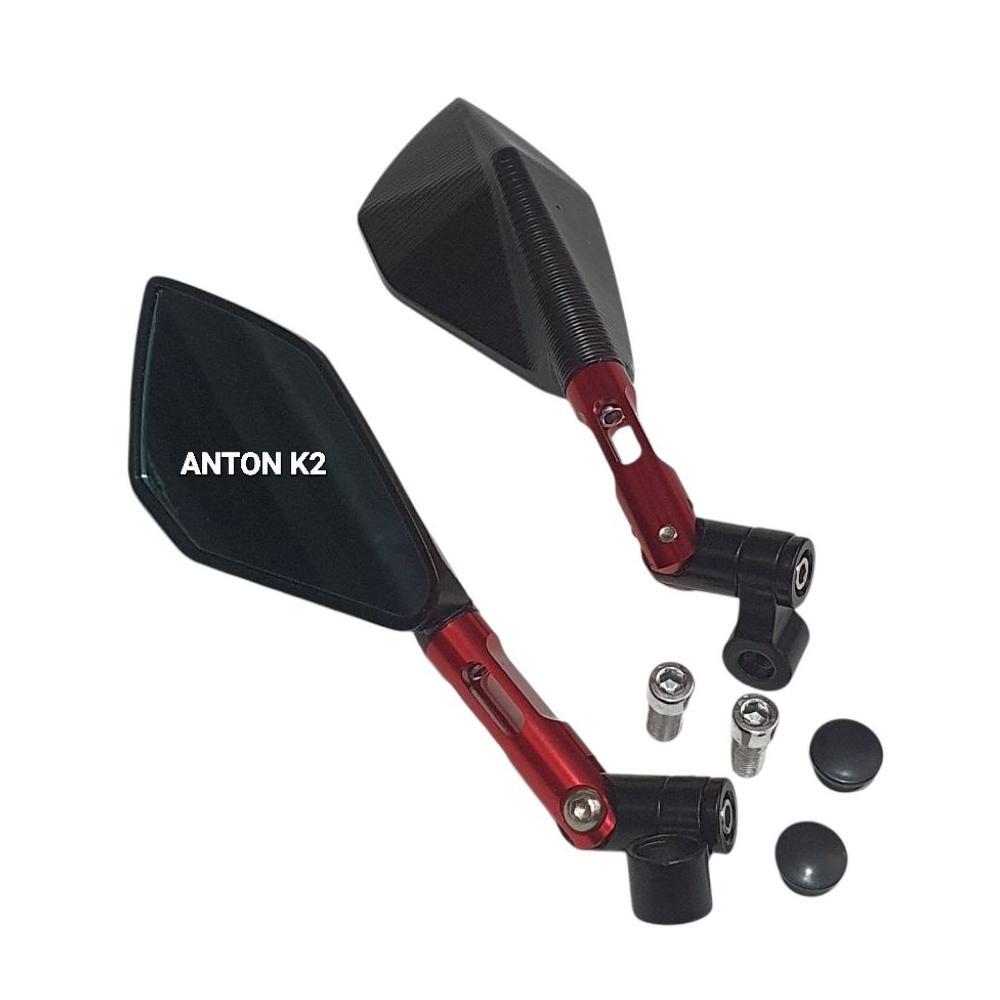 KACA SPION TOMOK CNC/TOMOX V5 UKURAN JUMBO/BESAR VARIASI MOTOR PCX 150/PCX 160/GENIO /VERZA/TIGER/CB