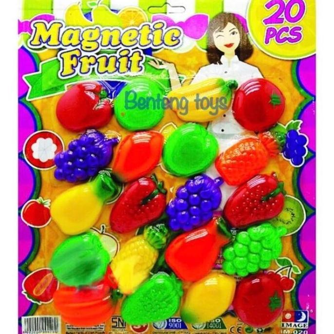 Mainan Buah-Buahan MagnetMagnet Fruit Garansi