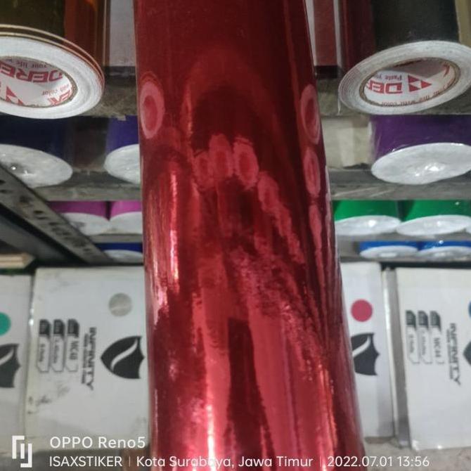 Promo skotlet crom lentur motor crom gold merah silver meteran merek derek Diskon