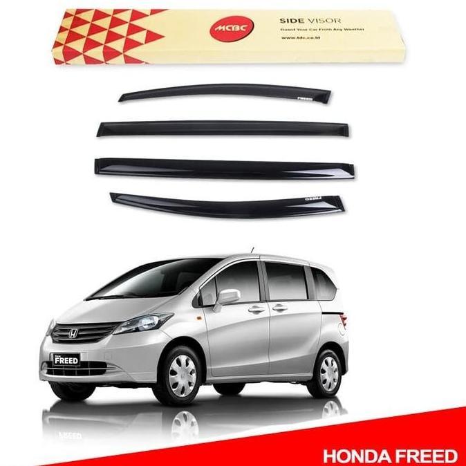 Termurah Talang Air Mobil Slim Honda Freed New Brio 2011 2018 Original Mcbc Warna Diamod Black Car A