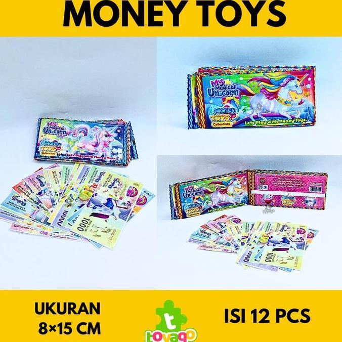 Money Toys Karakter Kartun Gambar Duit Mainan Karakter Isi 21 Lembar Mainan Murah Garansi