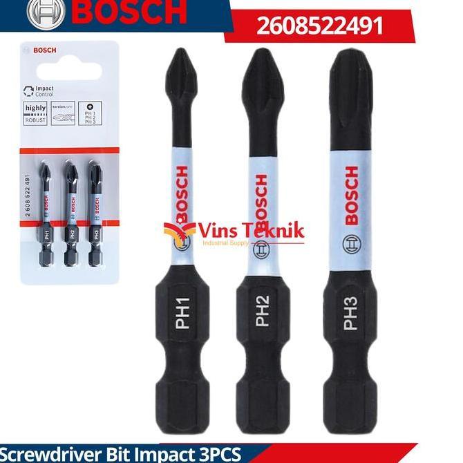 Bosch 2608522491 Mata Obeng Screwdriver Bit Impact Set